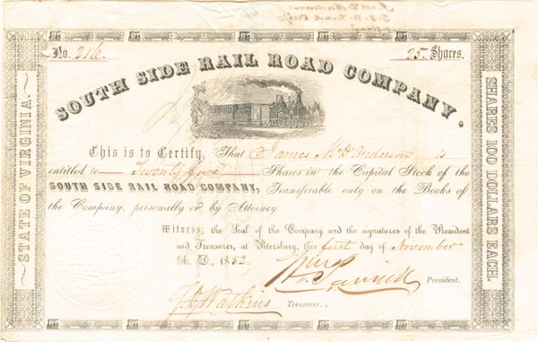 South Side Railroad Co.